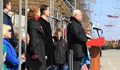 Митинг в честь Дня Победы начался на Новособорной в Томске