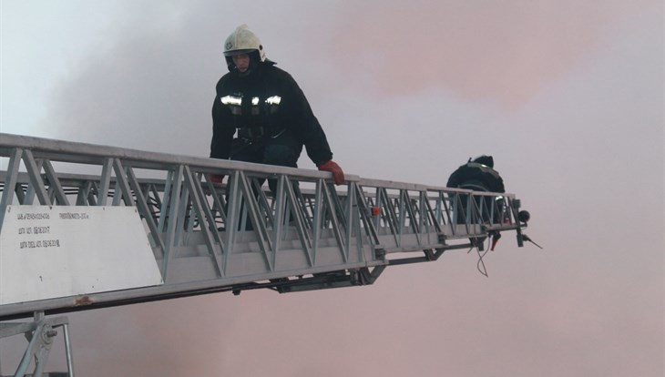 Пожар на асиновском заводе МДФ-плит пожарные тушили более 5 часов