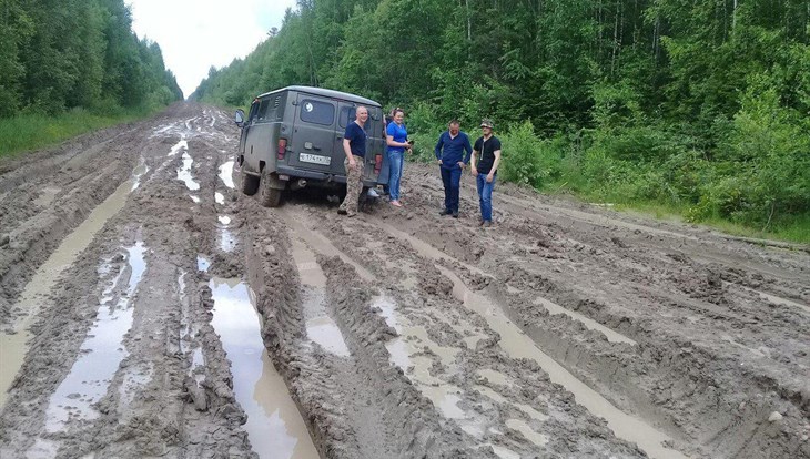 Томские власти выделили 5 млн руб на ремонт 1км гравийки до Катайги