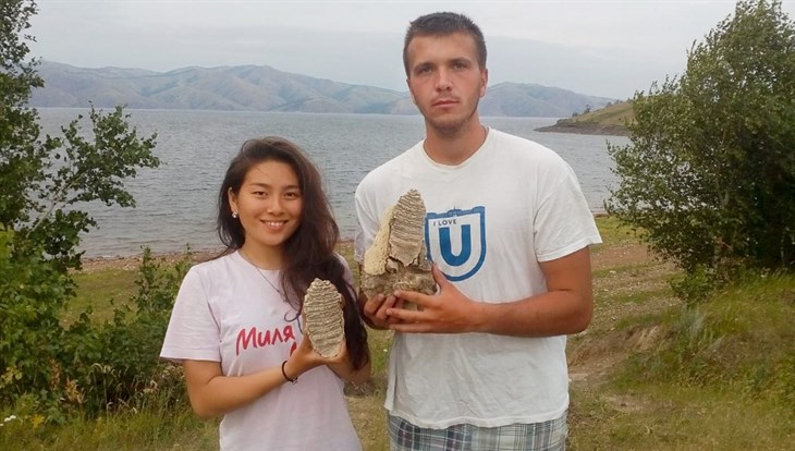 Студенты ТГУ откопали в Хакасии останки доисторического слона