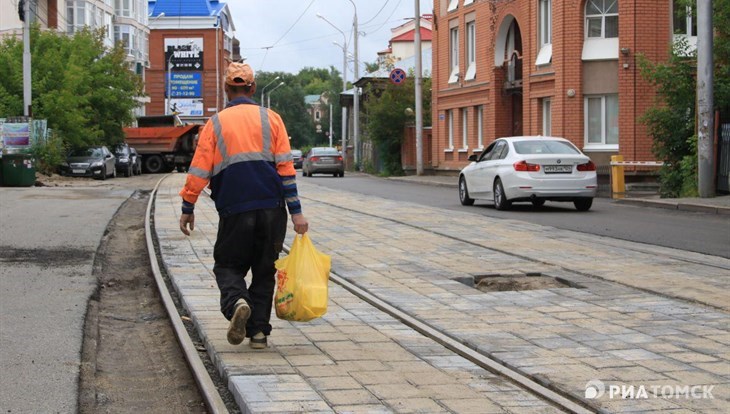 Мэр Томска раскритиковал работу Кузбассдорстроя в пер.Пионерский