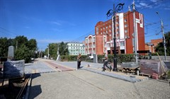 Велодорожка из красной плитки появится на бульваре пр. Кирова в Томске