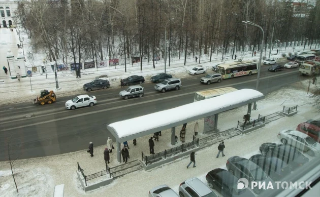 Интервал движения автобусов №4 в Томске в морозы достигал 2 часов