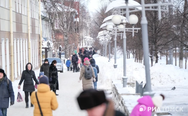 Морозы немного отступят из Томска в понедельник днем