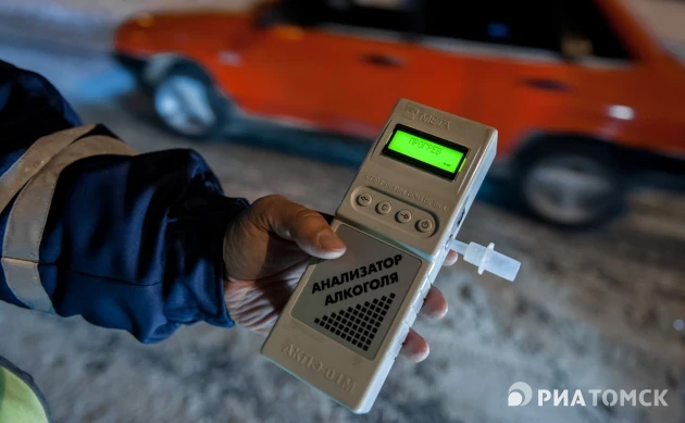 Почти 100 пьяных водителей задержаны в каникулы на томских дорогах